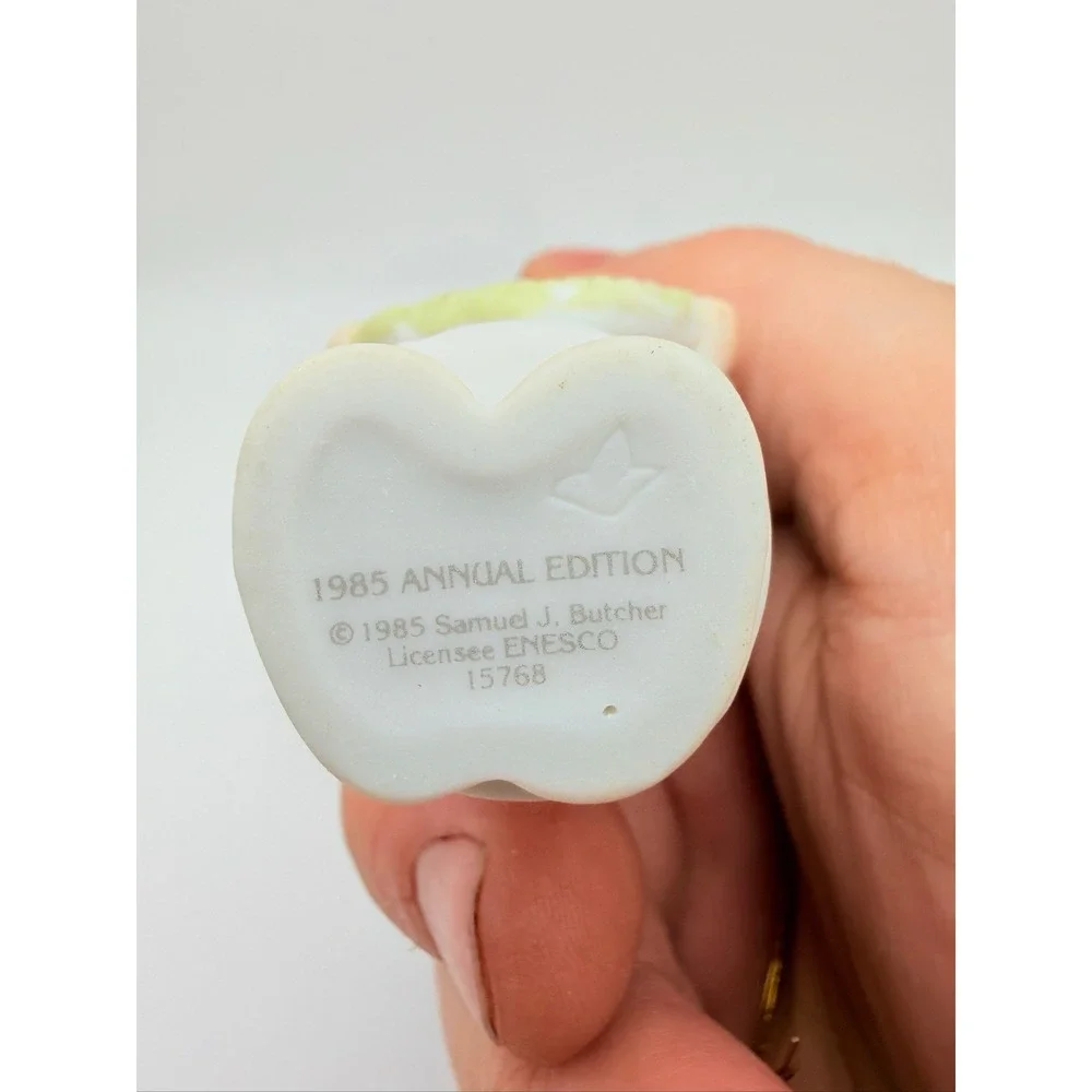 Precious Moments Christmas Ornament God Sent His Love Dove Production Mark 1985